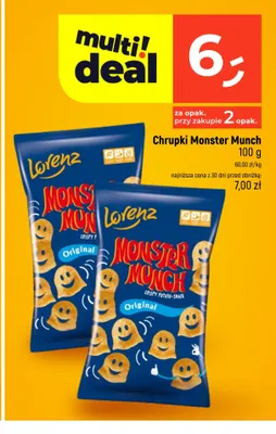 Chrupki Lorenz Monster Munch Original promocja w Dealz