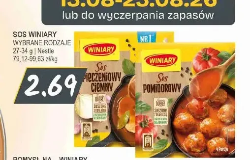 Sos pomidorowy Winiary promocja w Słoneczko