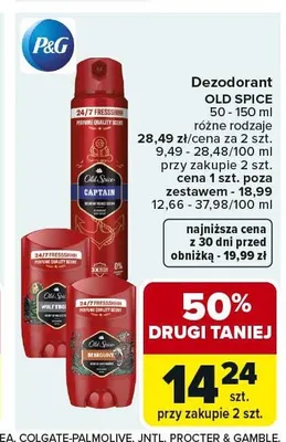 Dezodorant Old Spice promocja w Carrefour Market