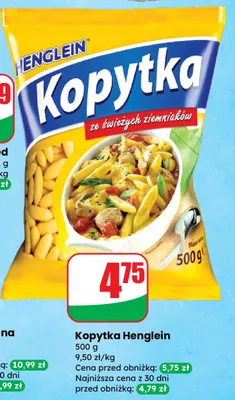 Kopytka promocja w Dino