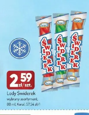 Lody Świderek promocja w Avita
