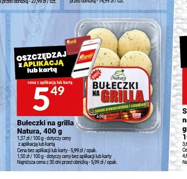 Bułeczki na grilla Natura promocja w Twój Market