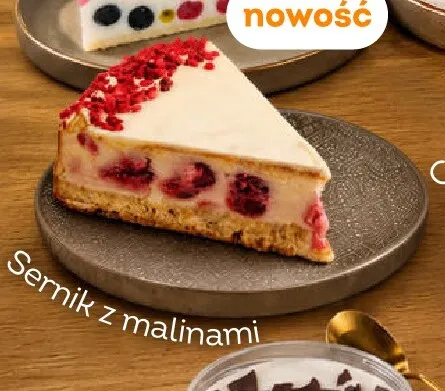 Sernik z malinami Słodka Pracownia promocja w Żabka
