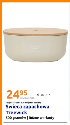 Świeca zapachowa Treewick promocja w Action