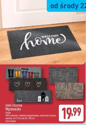 Wycieraczka różne rodzaje promocja w Aldi