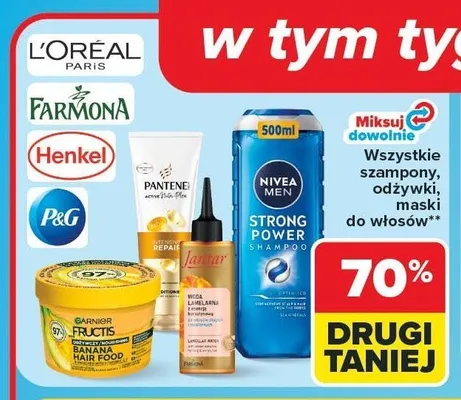 Odżywka do włosów Nivea color protect promocja w Carrefour