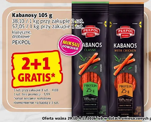 Kabanosy klasyczne Pekpol promocja w Prim Market