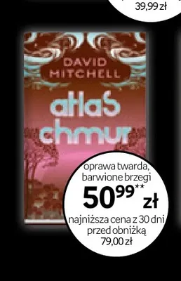 Książka Atlas chmur David Mitchell promocja w Empik