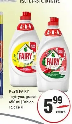 Płyn do naczyń Fairy granat promocja w Sedal