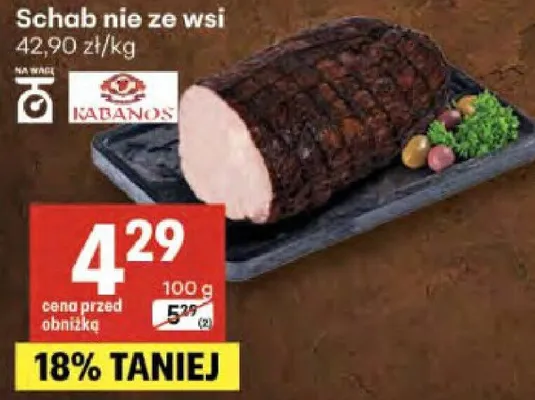 Schab nie ze wsi promocja w Delikatesy Centrum