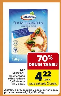 Ser mozzarella promocja w Carrefour Express