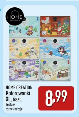 Kolorowanki XL Home Creation promocja w Aldi