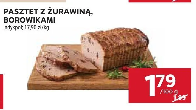 Pasztet z żurawiną, borowikami promocja w Stokrotka