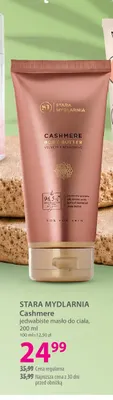 Cashmere jedwabiste masło do ciała Stara Mydlarnia promocja w Hebe