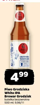 Piwo Grodziska White IPA Browar Grodzisk promocja w Netto