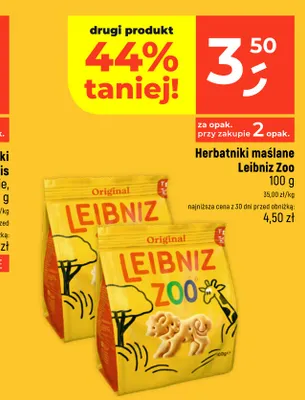 Herbatniki maślane Leibniz Zoo promocja w Dealz
