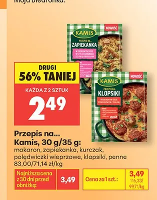 Przepis na... zapiekanka Kamis promocja w Biedronka
