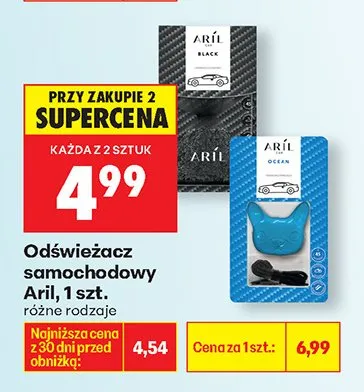 Odświeżacz samochodowy różne rodzaje promocja w Biedronka