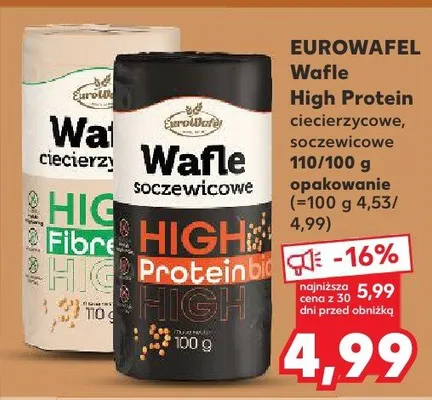 Wafle High Protein soczewicowe promocja w Kaufland