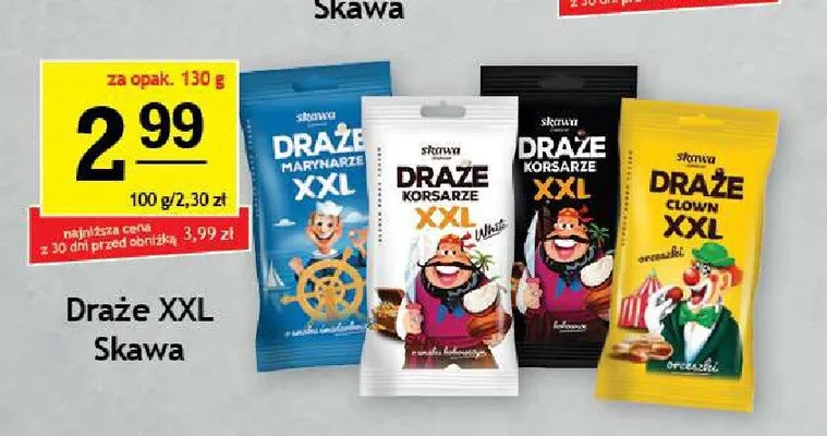 Draże Clown XXL Skawa promocja w Gram Market