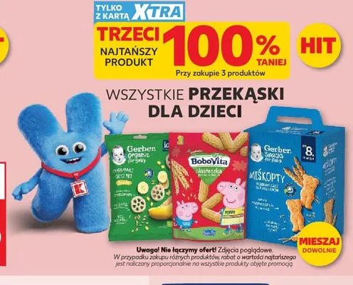 Przekąski dla dzieci promocja w Kaufland