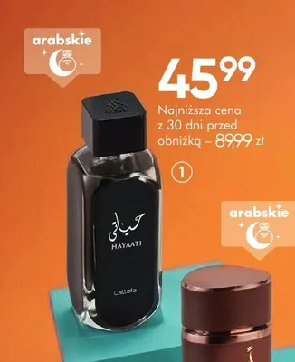 Woda perfumowana Lattafa Hayaati promocja w Super-Pharm