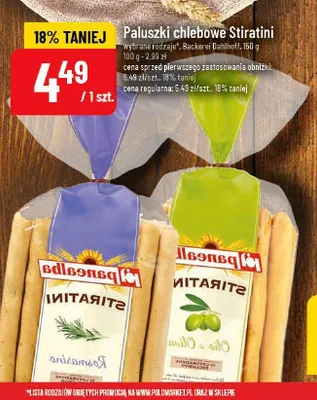 Paluszki chlebowe Stiratini promocja w POLOmarket