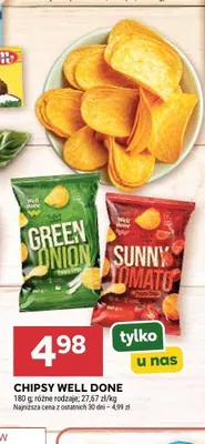 Chipsy Well Done Sunny Tomato promocja w Stokrotka
