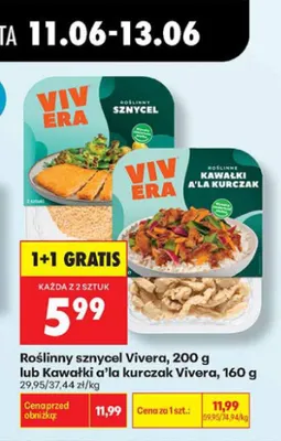 Kawałki a'la kurczak Vivera promocja w Biedronka