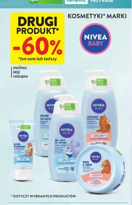 Kosmetyki dla dzieci Nivea Baby promocja w Intermarche