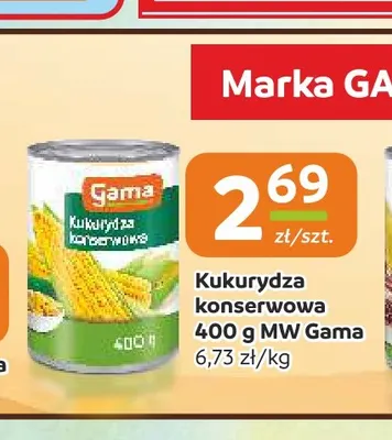 Kukurydza konserwowa MW Gama promocja w Społem Częstochowa