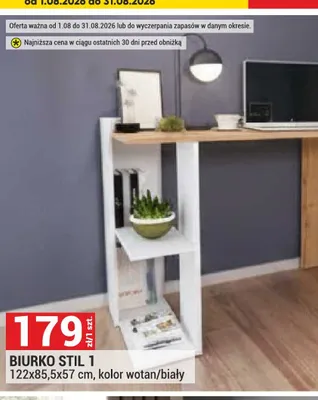 Biurko Stil 1 promocja w Merkury Market