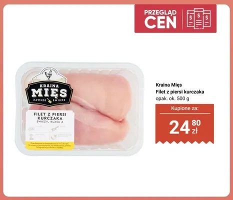 Filet z piersi kurczaka Kraina Mięs promocja w Biedronka