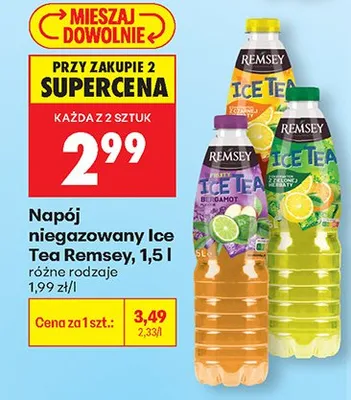 Napój niegazowany Ice Tea różne rodzaje promocja w Biedronka