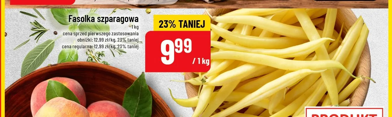 Fasolka szparagowa promocja w POLOmarket