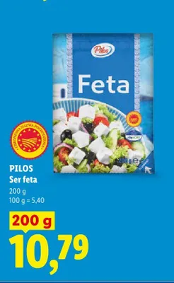 Ser feta Pilos promocja w Lidl