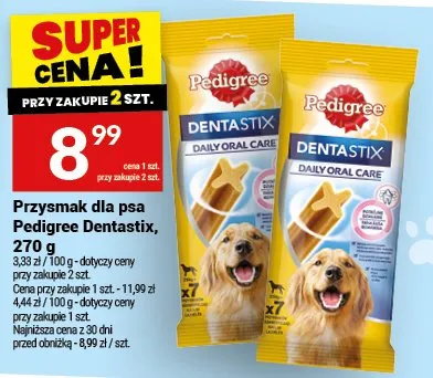 Przysmak dla psa Pedigree Dentastix promocja w Twój Market