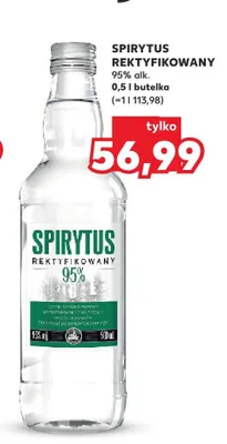 Spirytus rektyfikowany promocja w Kaufland