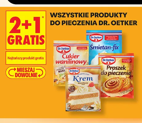 Produkty do pieczenia Dr. Oetker promocja w Biedronka