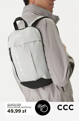 Plecak sportowy duży Quiksilver promocja w CCC