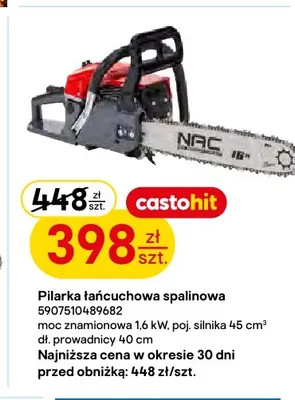 Pilarka łańcuchowa spalinowa Nac promocja w Castorama