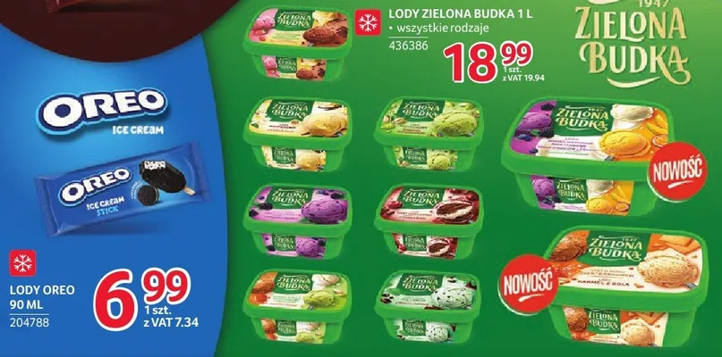 Lody Oreo 204788 promocja w Selgros