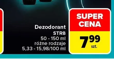 Dezodorant STR8 promocja w Carrefour Market
