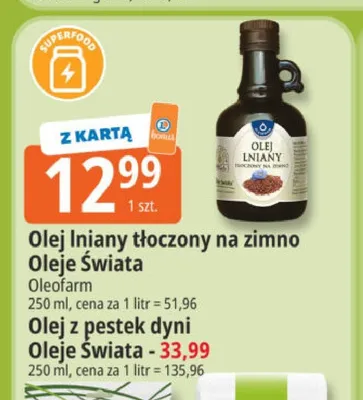 Olej Oleje Świata promocja w Leclerc