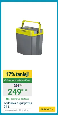 Lodówka turystyczna 24 l promocja w ERLI
