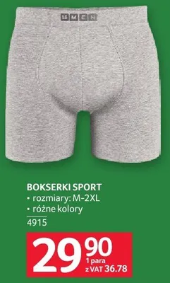 Bokserki Sport promocja w Selgros