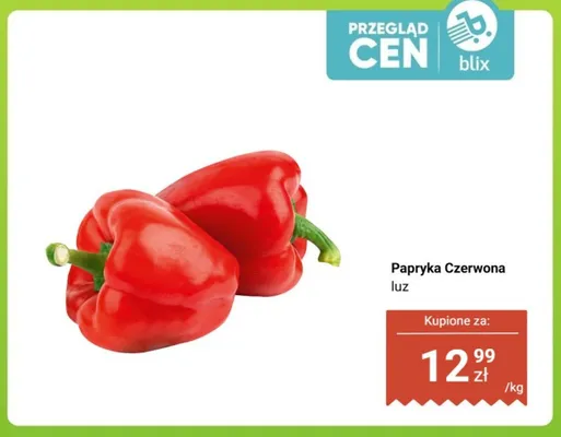 Papryka czerwona luz promocja w Biedronka