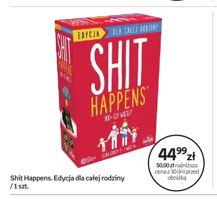 Gra planszowa Shit Happens. Edycja dla całej rodziny promocja w Empik