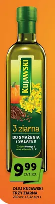 Olej Kujawski trzy ziarna do smażenia i sałatek promocja w ABC