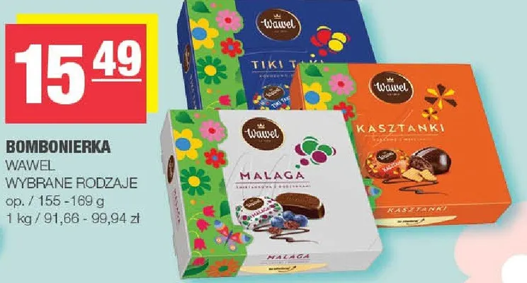 Bombonierka wybrane rodzaje promocja w SPAR